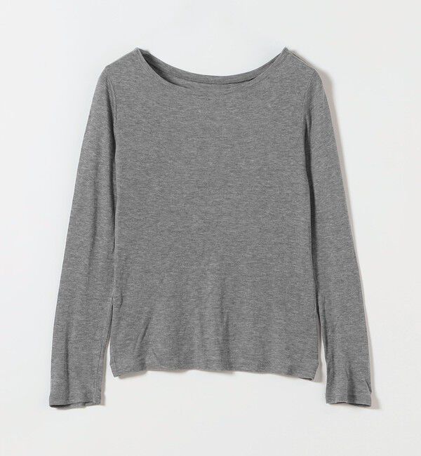 quaranciel「〈手洗い可能〉ウール ミックス シアー ボートネック プルオーバー」|Tシャツ・カットソー|