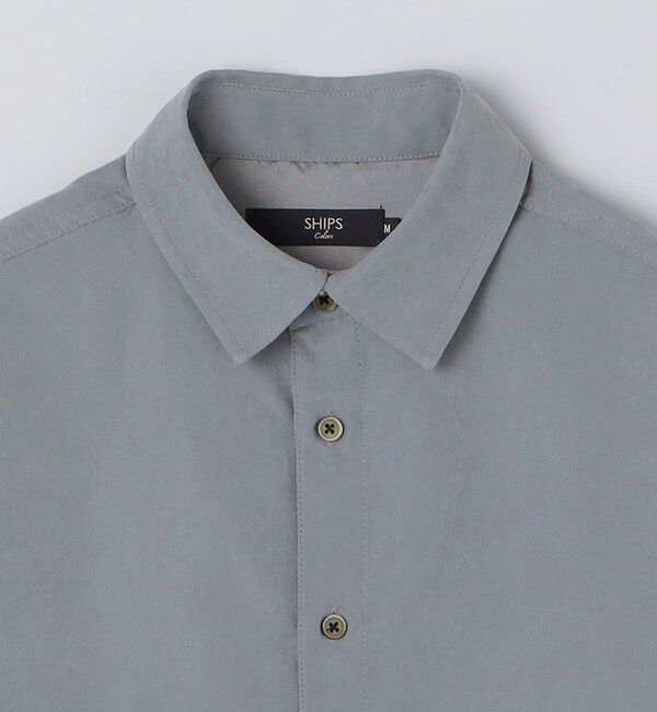 SHIPS Colors 「ポリエステル フェイク スエード シャツ」|シャツ・ブラウス|