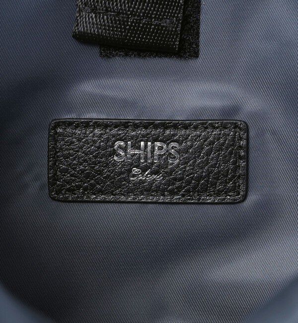 SHIPS Colors 「《予約》レザー コンビ ヘルメット バッグ / ビジネス バッグ◆」|ビジネスバッグ|