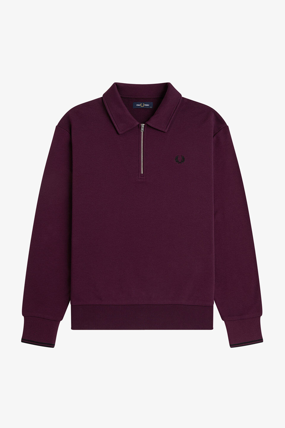 FRED PERRY 「FRED PERRY／Half Zip Collared Sweatshirt／ハーフジップカラースウェットシャツ」|スウェット・ジャージ|