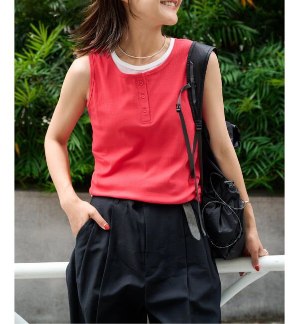 OUTDOOR PRODUCTS Usual Things「レイヤードライクノースリTEE」|Tシャツ・カットソー|