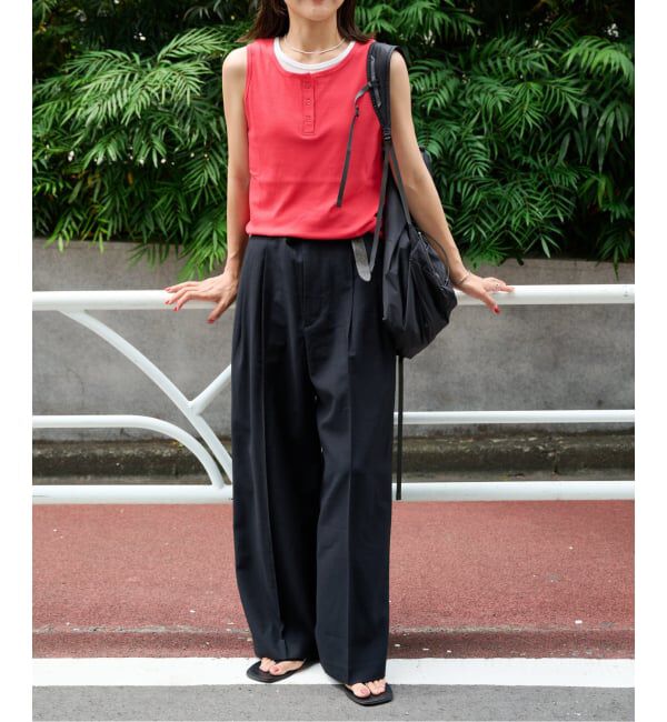 OUTDOOR PRODUCTS Usual Things「レイヤードライクノースリTEE」|Tシャツ・カットソー|