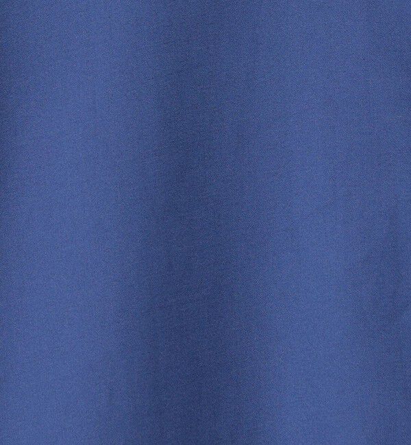 CABaN「タイプライターダブルクロス アシンメトリックフリルロングスリーブシャツ」|シャツ・ブラウス|