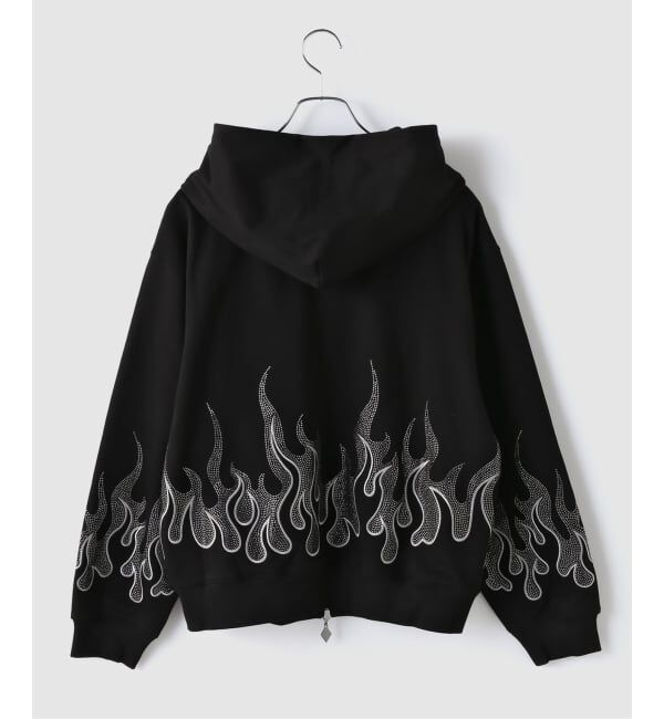 JOINT WORKS「SUPPLIER / サプライヤー FirePattern Rhinestone Zip Hoodie」|パーカー|