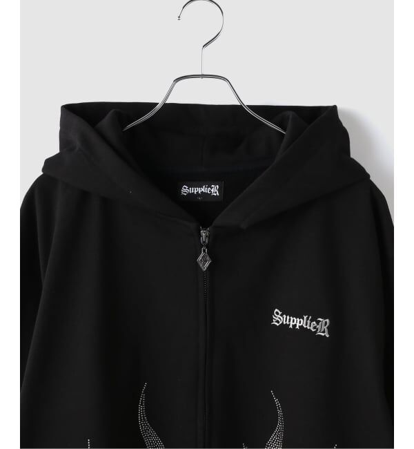 JOINT WORKS「SUPPLIER / サプライヤー FirePattern Rhinestone Zip Hoodie」|パーカー|