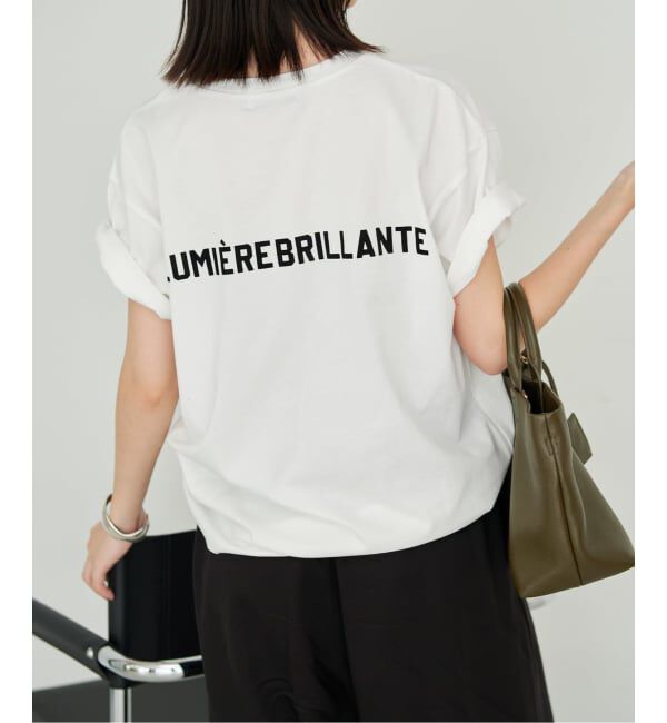 SLOBE IENA「《追加3》1ST ETOILE Tシャツ」|Tシャツ・カットソー|ホワイト