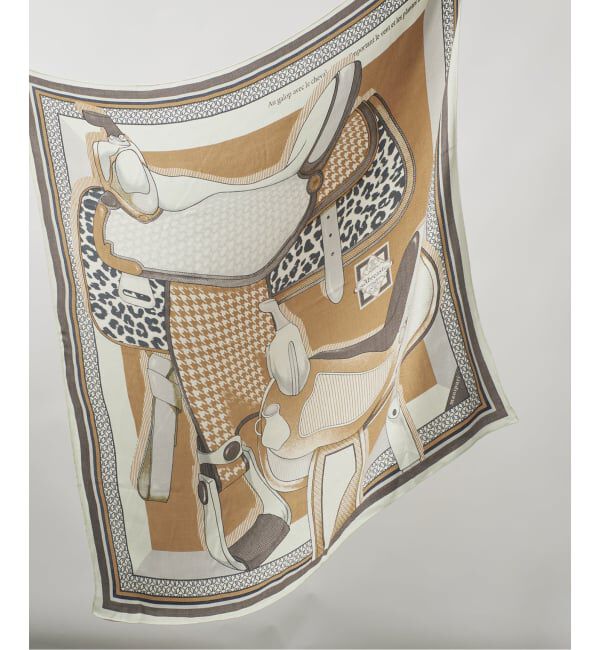 VERMEIL par iena「manipuri インドストール アブレスト 120x120cm 163333006」|ストール|