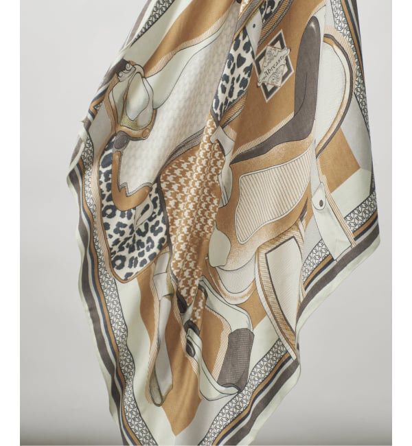 VERMEIL par iena「manipuri インドストール アブレスト 120x120cm 163333006」|ストール|