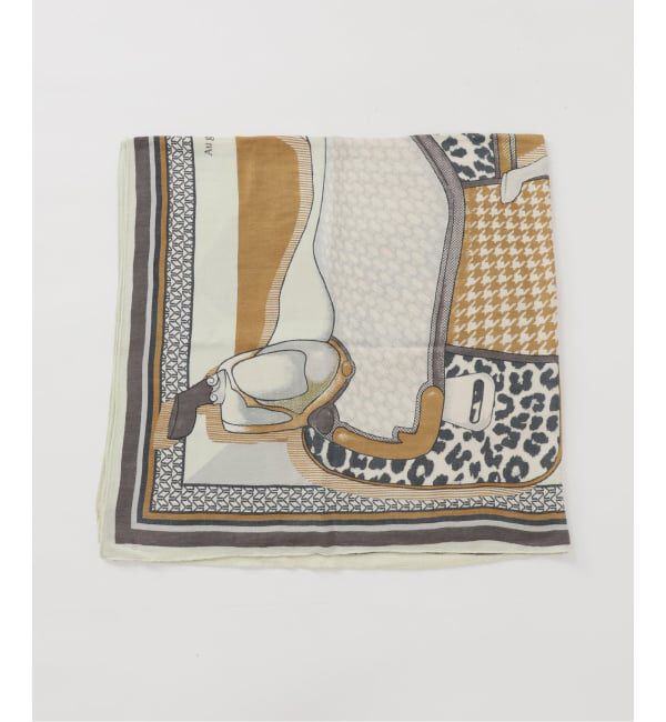 VERMEIL par iena「manipuri インドストール アブレスト 120x120cm 163333006」|ストール|