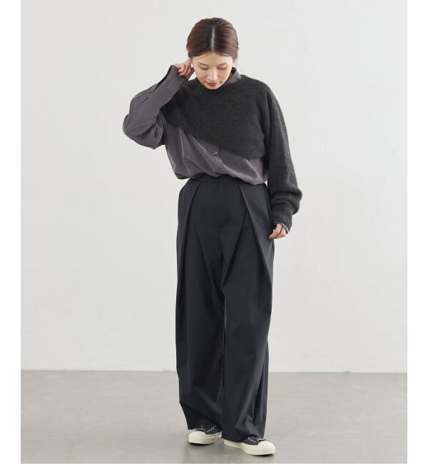 IENA「enrica/エンリカ LAYERED KNIT ニット KNIT296」|ニット・セーター|