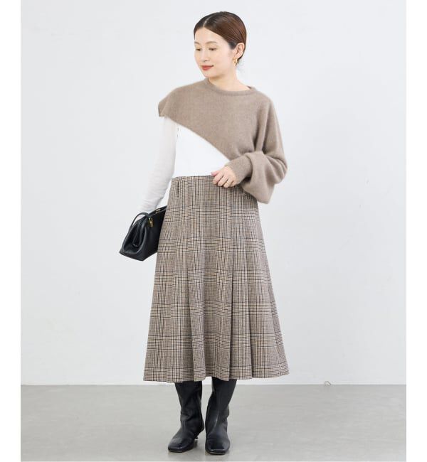 IENA「enrica/エンリカ LAYERED KNIT ニット KNIT296」|ニット・セーター|