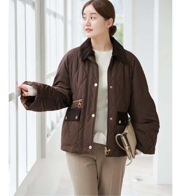 IENA「《予約》Barbour/バブアー 別注 MARTHA QUILTED JK ブルゾン」|その他|