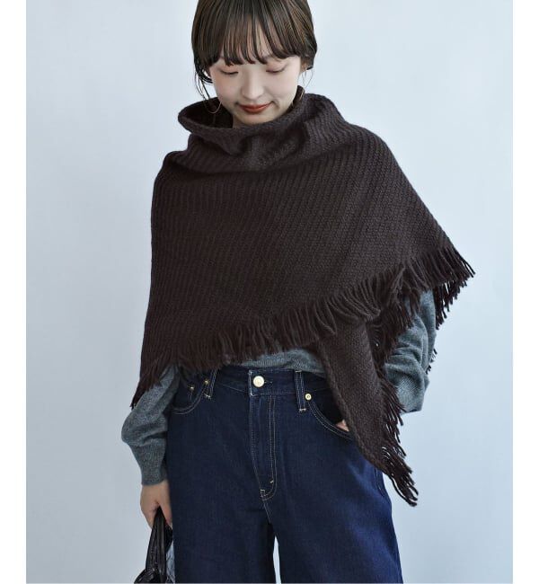 SLOBE IENA「《予約》John Branigan accessories/ジョンブラニガン フリンジストール」|ストール|