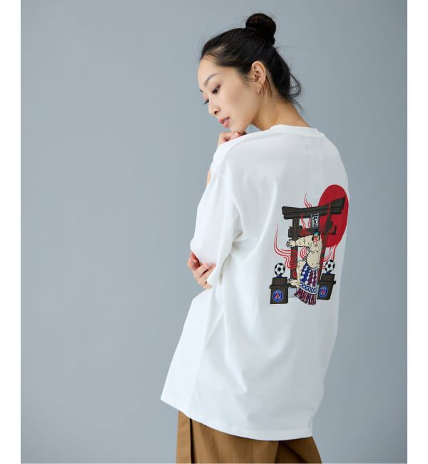 Paris Saint-Germain「【NAO YOSHIHARA ｘ PSG】 RIKISHI GRAPHIC TEE」|Tシャツ・カットソー|