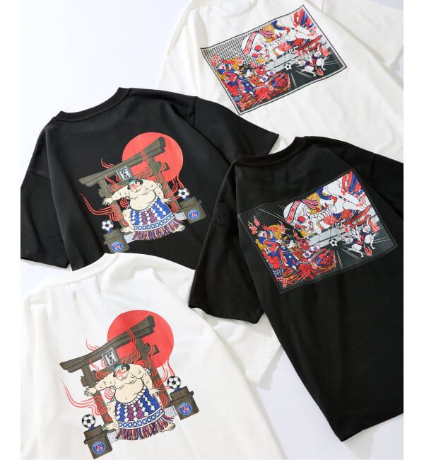 Paris Saint-Germain「【NAO YOSHIHARA ｘ PSG】 RIKISHI GRAPHIC TEE」|Tシャツ・カットソー|