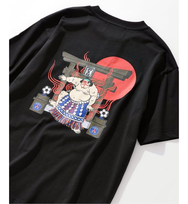 Paris Saint-Germain「【NAO YOSHIHARA ｘ PSG】 RIKISHI GRAPHIC TEE」|Tシャツ・カットソー|