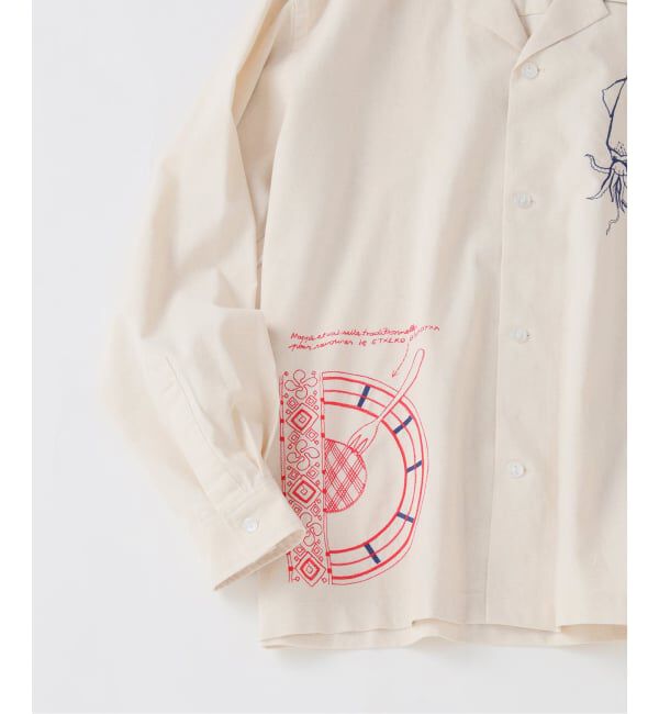 EDIFICE「C.Bongrand &times; ETS.MATERIAUX Embroidery シャツ」|シャツ・ブラウス|