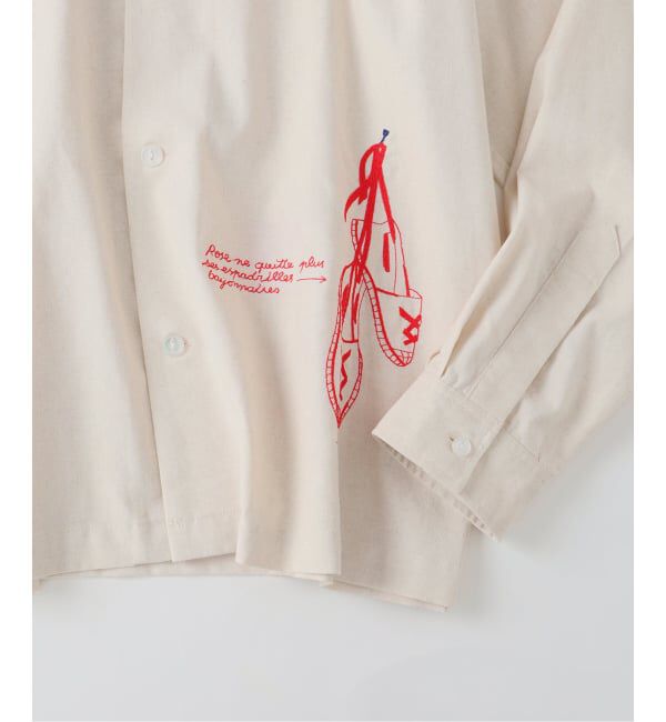 EDIFICE「C.Bongrand &times; ETS.MATERIAUX Embroidery シャツ」|シャツ・ブラウス|