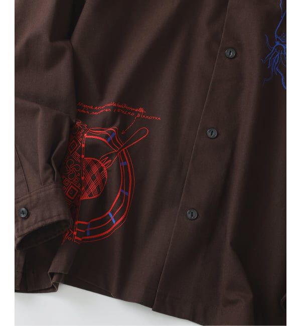 EDIFICE「C.Bongrand &times; ETS.MATERIAUX Embroidery シャツ」|シャツ・ブラウス|