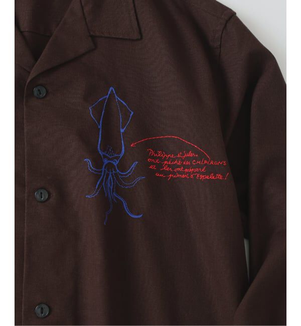 EDIFICE「C.Bongrand &times; ETS.MATERIAUX Embroidery シャツ」|シャツ・ブラウス|