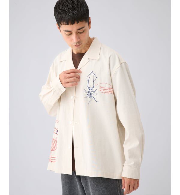 EDIFICE「C.Bongrand &times; ETS.MATERIAUX Embroidery シャツ」|シャツ・ブラウス|