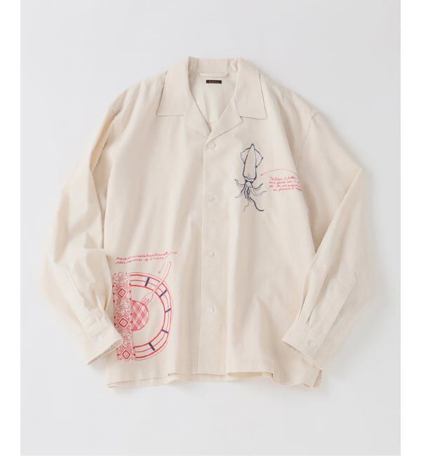 EDIFICE「C.Bongrand &times; ETS.MATERIAUX Embroidery シャツ」|シャツ・ブラウス|