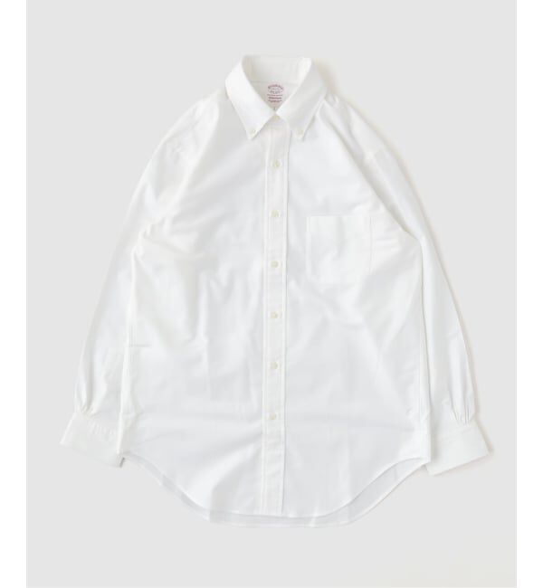 EDIFICE「Brooks Brothers（ブルックス ブラザーズ）Oxford ボタンダウン シャツ」|シャツ・ブラウス|ホワイト
