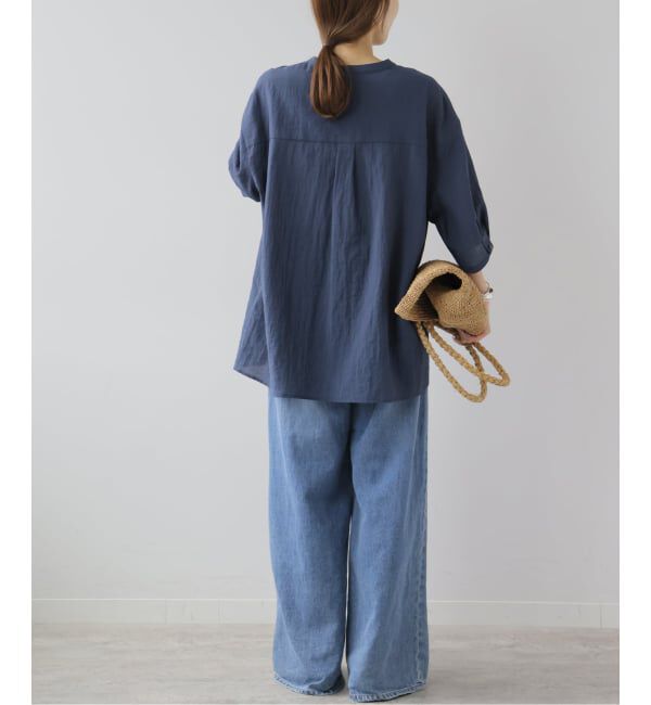 JOURNAL STANDARD relume「タックハーフスリーブシャツ」|シャツ・ブラウス|