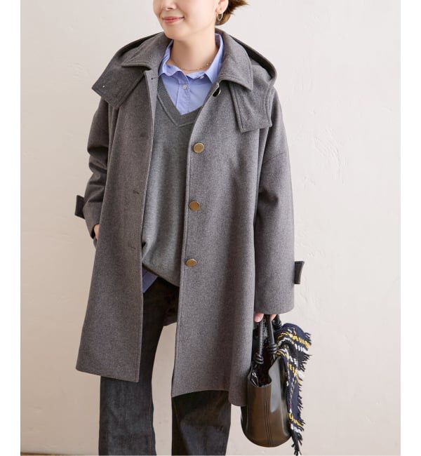 JOURNAL STANDARD「《予約》別注【TRADITIONAL WEATHERWEAR】MALTON LONG HOODED COAT」|その他|グレー