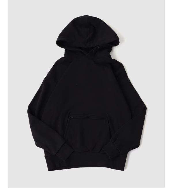 JOURNAL STANDARD「MODMNT HEVY URAKE SWEAT HOODY」|パーカー|ブラック
