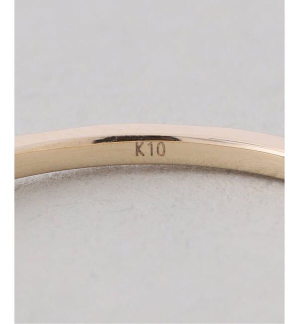 Lilas by Spick&Span「ホワイトトパーズカットリング K10」|リング|