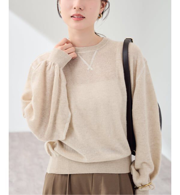 FRAMeWORK「COUTURE DADAM/クチュールドアダム alabian sleeve cashmere sw」|ニット・セーター|