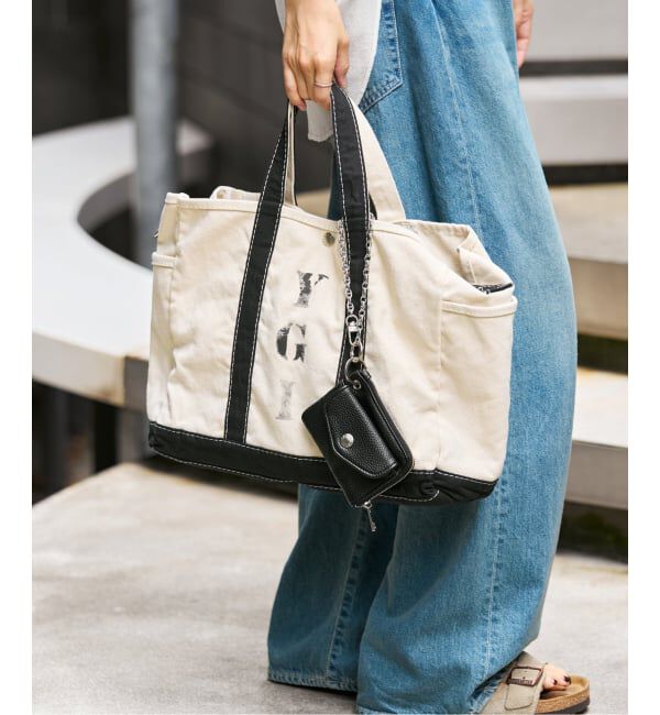 FRAMeWORK「≪追加≫YA GOOD IDEAS STENCIL SHOULDER トート 3」|トートバッグ|