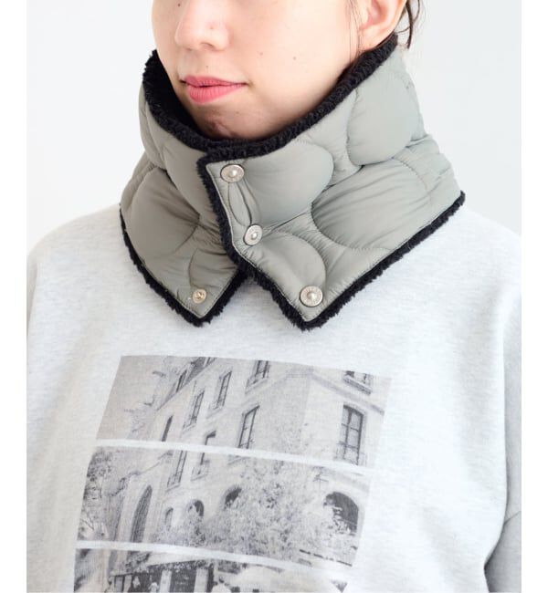 U by SPICK&SPAN「《予約》TAION / タイオン MILITARY REVERSIBLE DOWN NECK WARM」|マフラー|