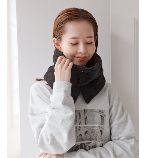 U by SPICK&SPAN「《予約》TAION / タイオン MILITARY REVERSIBLE DOWN NECK WARM」|マフラー|