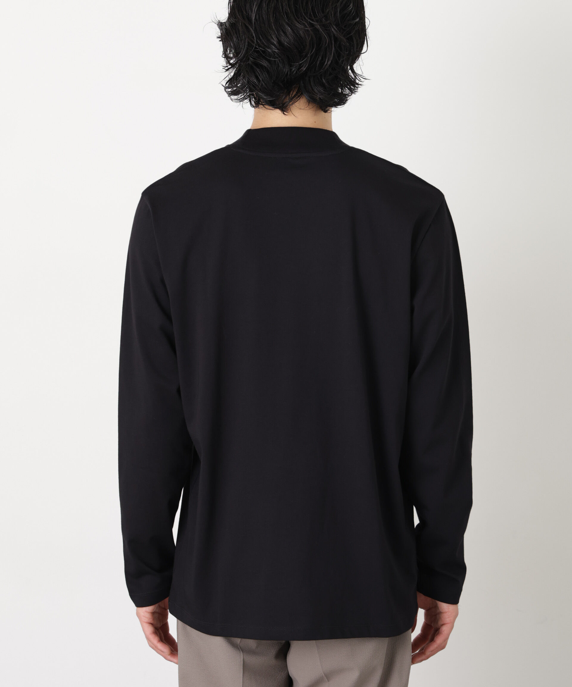 NANO universe「ジャケT(R) クルーネック 長袖」|Tシャツ・カットソー|
