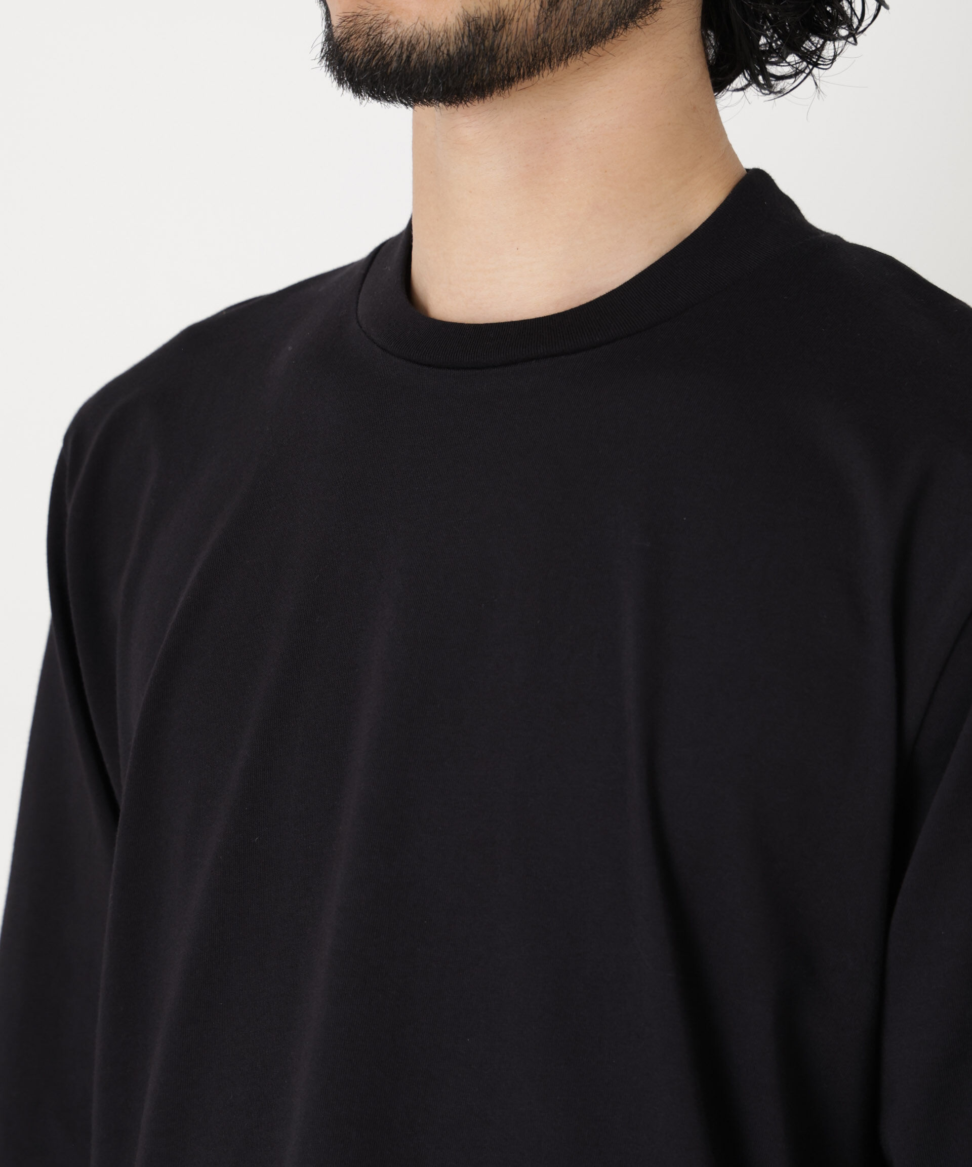 NANO universe「ジャケT(R) クルーネック 長袖」|Tシャツ・カットソー|