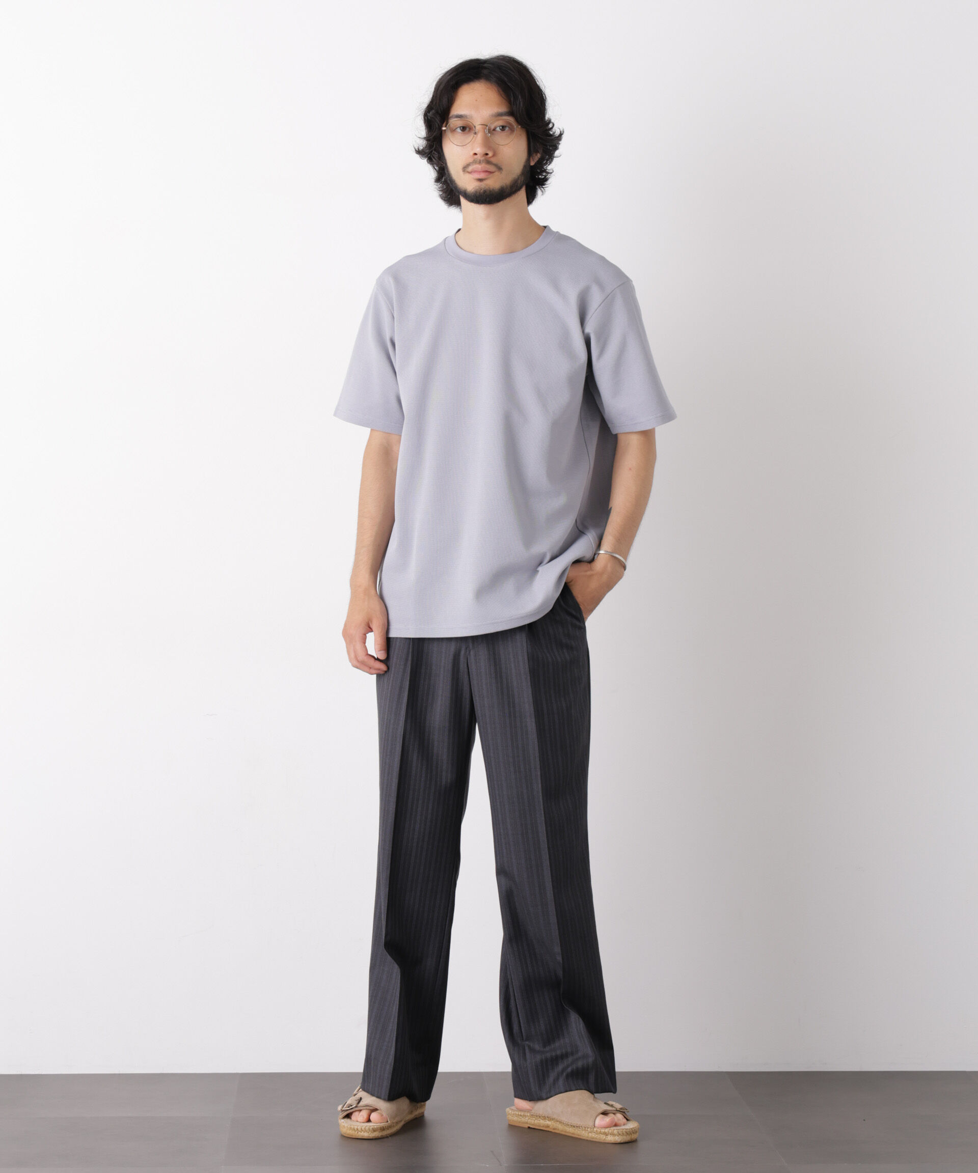 NANO universe「60サーフニットTシャツ 半袖」|Tシャツ・カットソー|