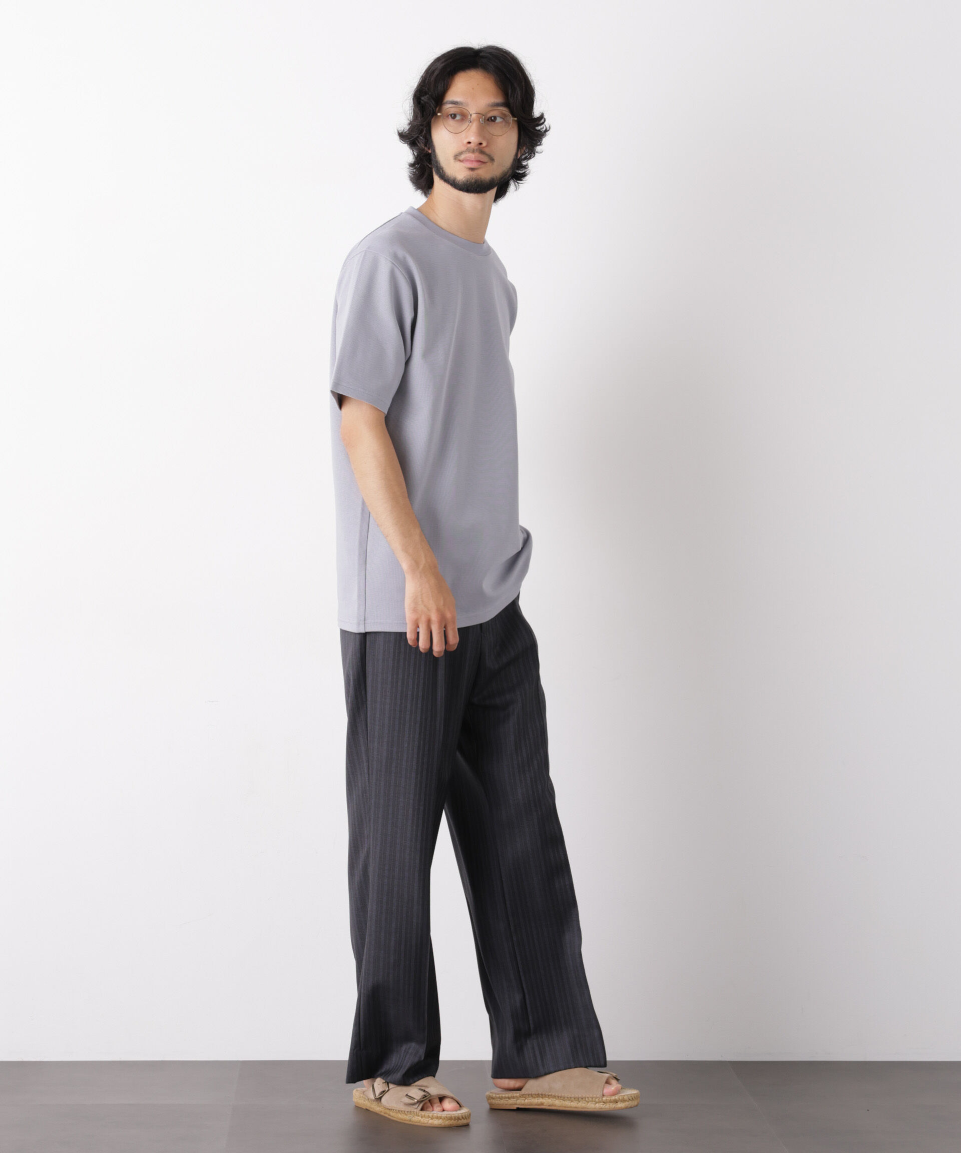 NANO universe「60サーフニットTシャツ 半袖」|Tシャツ・カットソー|