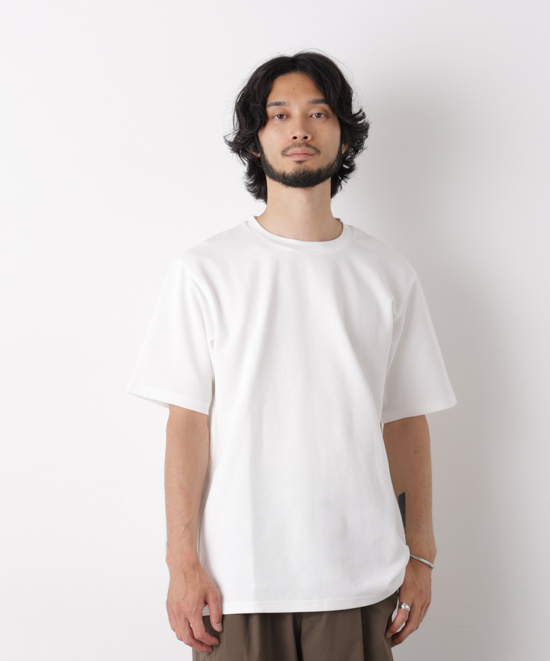 NANO universe「60サーフニットTシャツ 半袖」|Tシャツ・カットソー|