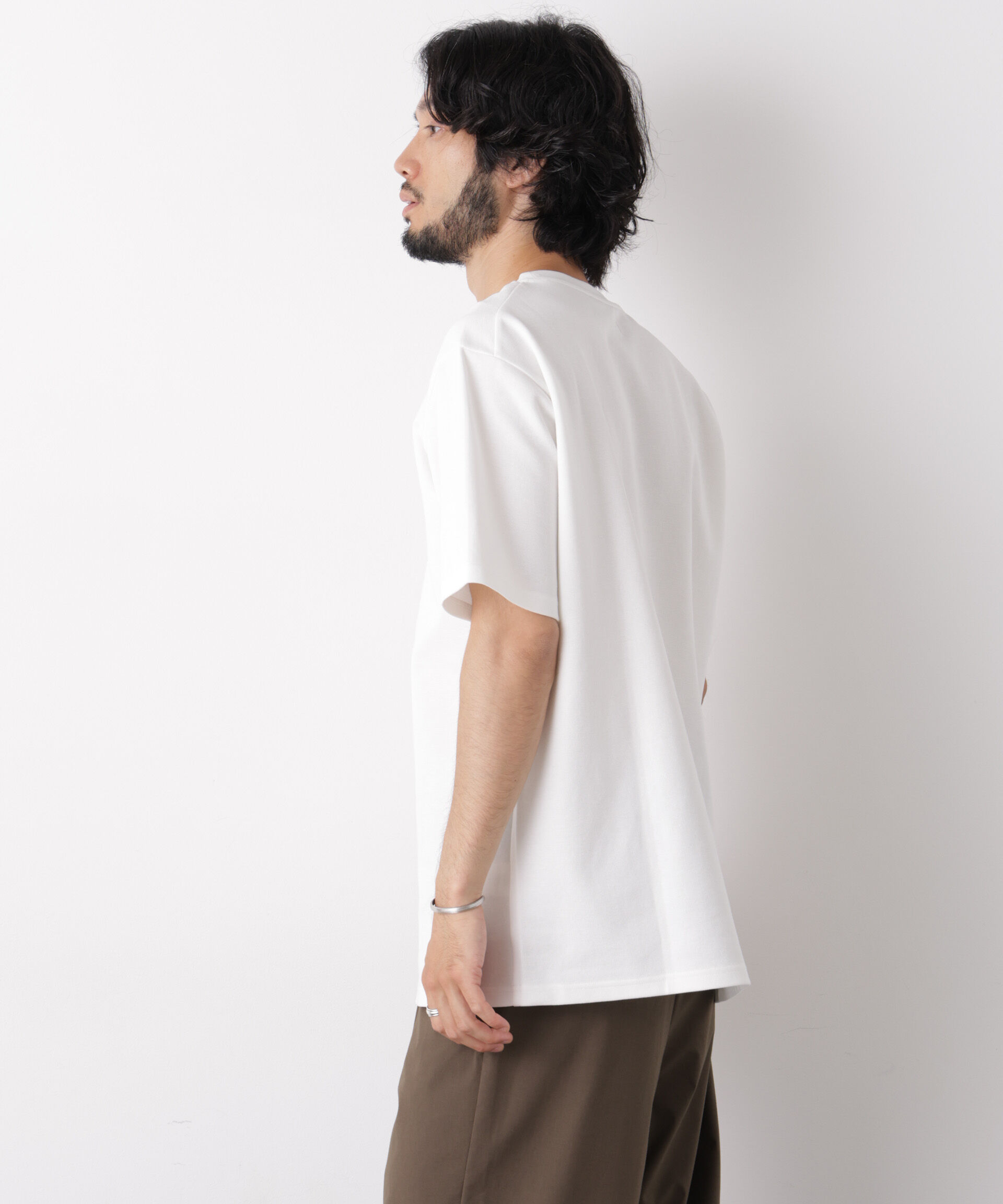 NANO universe「60サーフニットTシャツ 半袖」|Tシャツ・カットソー|