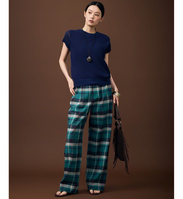 自由区「【SHIHOさん着用・2WAY仕様・ポーチ付き】クロッシェフリンジ バッグ」|ショルダー・メッセンジャー|