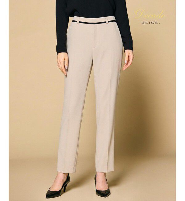 BEIGE,「【セットアップ対応】CINDY / クロップドパンツ」|その他|Sand &times; Black