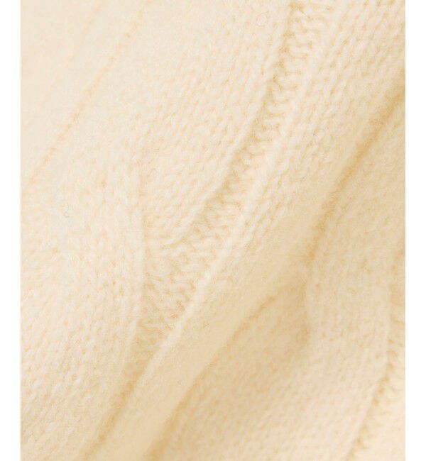 LACOSTE「ミドルゲージ ウールケーブルニット」|ニット・セーター|