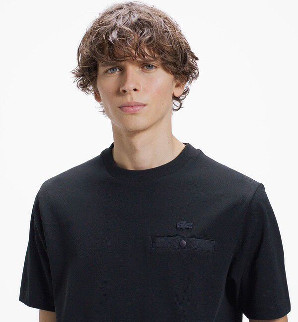 LACOSTE「グログランポケットワントーンTシャツ」|Tシャツ・カットソー|
