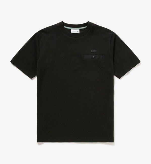 LACOSTE「グログランポケットワントーンTシャツ」|Tシャツ・カットソー|