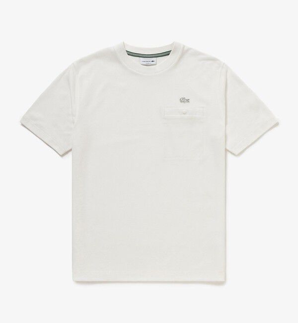 LACOSTE「グログランポケットワントーンTシャツ」|Tシャツ・カットソー|