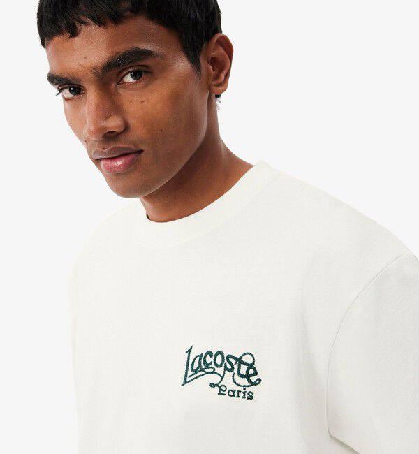 LACOSTE「LACOSTE PARISロゴステッチTシャツ」|Tシャツ・カットソー|