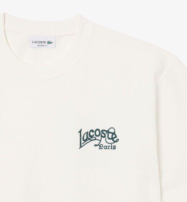 LACOSTE「LACOSTE PARISロゴステッチTシャツ」|Tシャツ・カットソー|