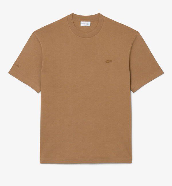 LACOSTE「ルネ・ラコステ シグネチャーTシャツ」|Tシャツ・カットソー|ライトブラウン